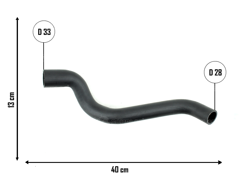 CAUPLAS MANGUERA RADIADOR SUPERIOR FIAT 500 L OEM:51881765 =YACO 4488