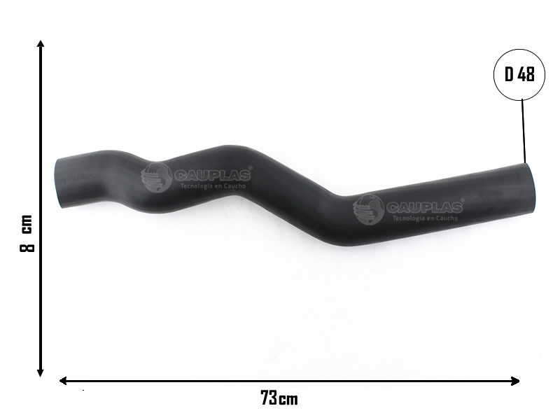 CAUPLAS MANGUERA RADIADOR INFERIOR FORD RANGER I OEM:TNR121073 =YACO 2339