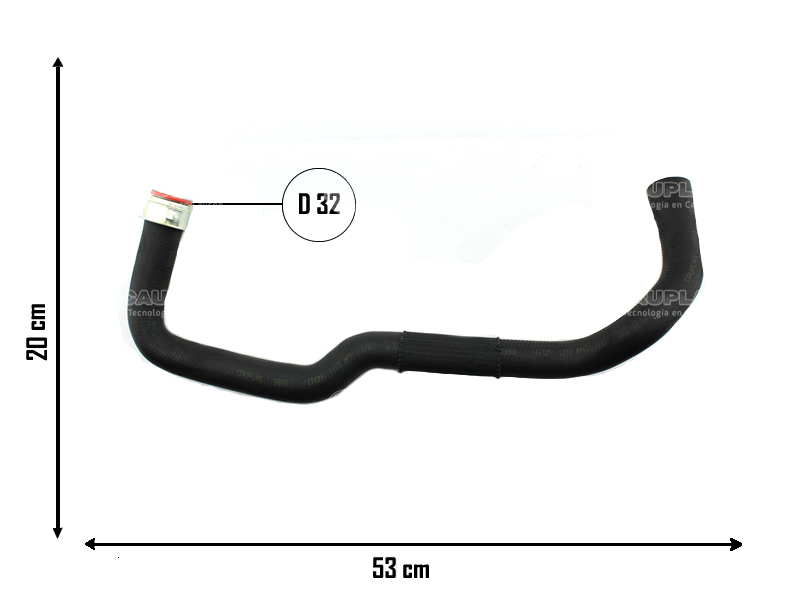 CAUPLAS MANGUERA RADIADOR INFERIOR PEUGEOT 306 OEM:1351ZV/ZW =YACO 3625