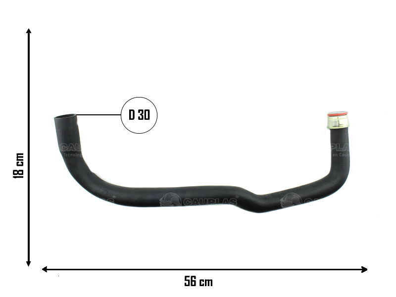 CAUPLAS MANGUERA RADIADOR INFERIOR PEUG 306  =YACO 3138