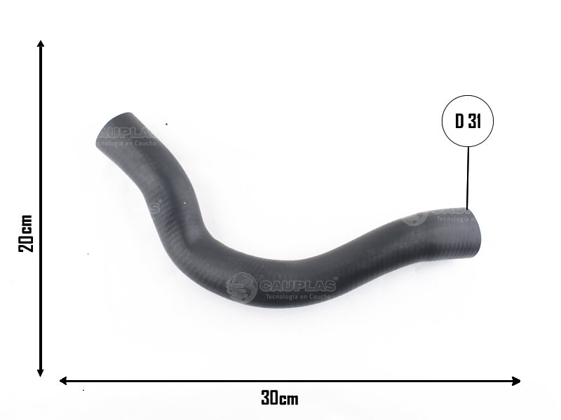 CAUPLAS MANGUERA RADIADOR INFERIOR PEUGEOT 406 OEM:1351Y1