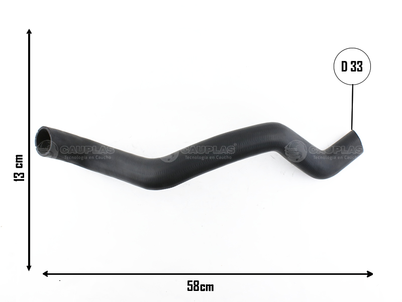 CAUPLAS MANGUERA RADIADOR INFERIOR PEUG BOXER I/II CITROEN JUMPER I OEM:1317A4