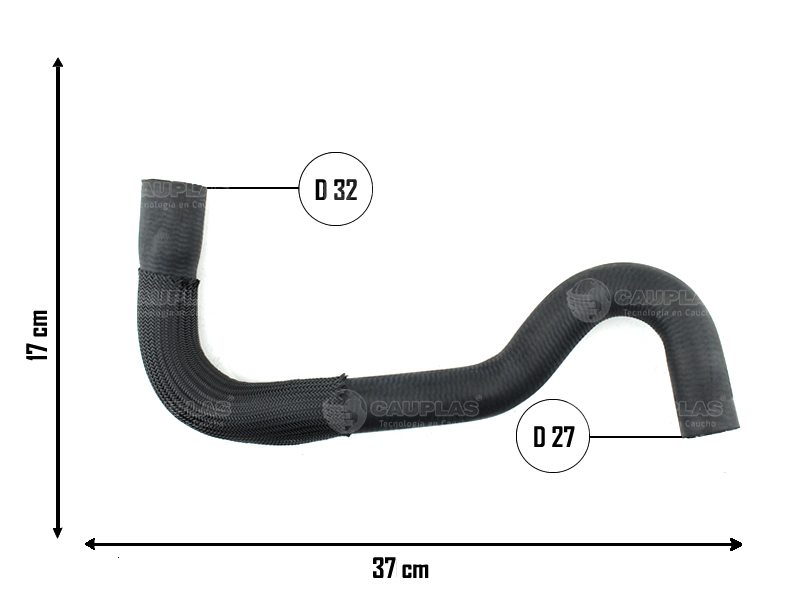 CAUPLAS MANGUERA RADIADOR INFERIOR FORD KA III OEM:8V218B273DA