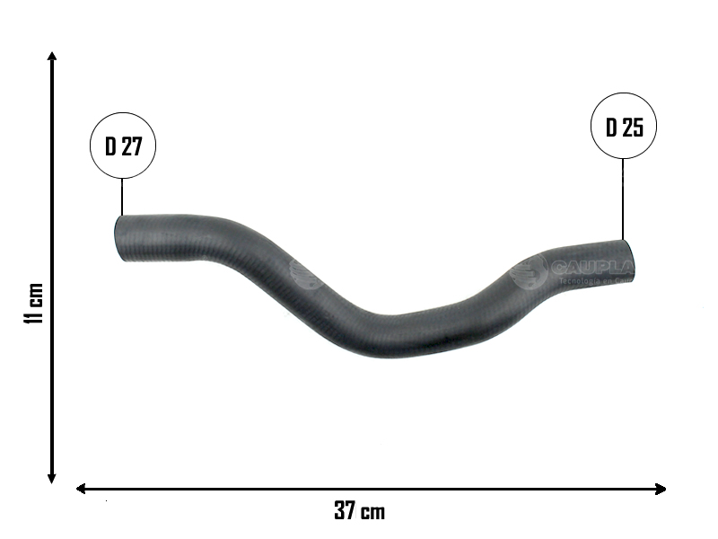 CAUPLAS MANGUERA RADIADOR SUPERIOR FORD ECOSPORT II = YACO 4171
