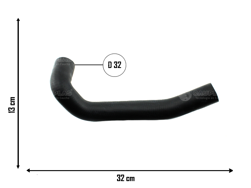 CAUPLAS MANGUERA RADIADOR SUPERIOR PEUGEOT 205 OEM:1347700 =YACO 3322
