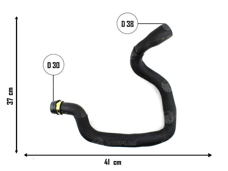 CAUPLAS MANGUERA RADIADOR SUPERIOR PEUGEOT 306  =YACO 3825