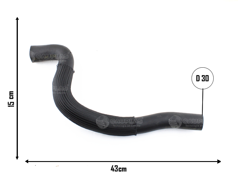CAUPLAS MANGUERA RADIADOR SUPERIOR CITROEN C4 PEUG 307 OEM:1343GF =YACO 3624
