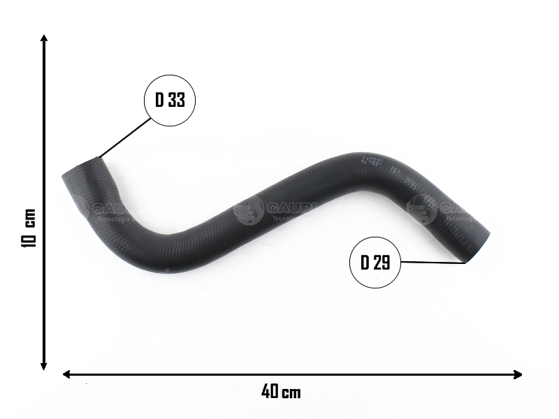 CAUPLAS MANGUERA RADIADOR SUPERIOR PEUGEOT 405 OEM:1343A40 =YACO 2621