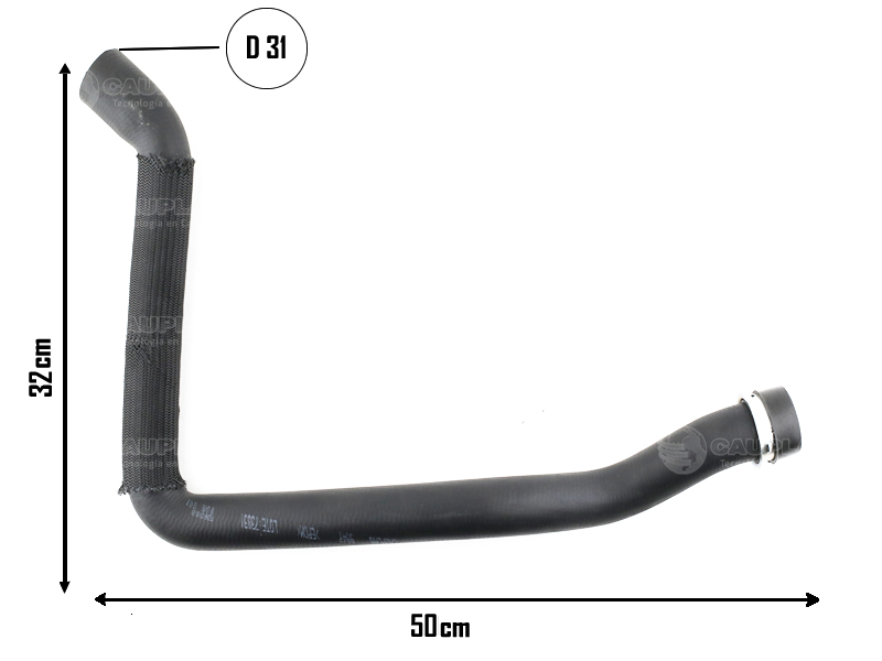 CAUPLAS MANGUERA RADIADOR SUPERIOR PEUGEOT 406 OEM:1343R4 =YACO 2525
