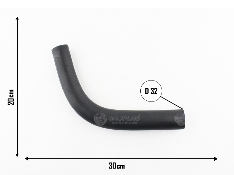 CAUPLAS MANGUERA TERMOSTATO A TUBO RIGIDO FIAT 125 OEM:4188746 =YACO 166/753