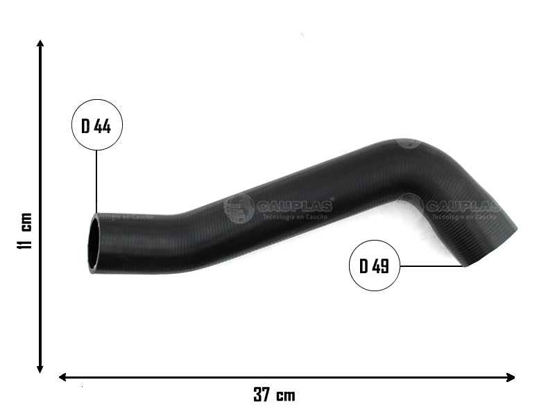 CAUPLAS MANGUERA RADIADOR SUPERIOR FORD CARGO OEM:AC458260CA