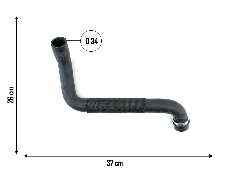 CAUPLAS MANGUERA RADIADOR SUPERIOR PEUGEOT EXPERT OEM:1343CT