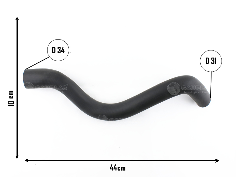 CAUPLAS MANGUERA RADIADOR SUPERIOR FIAT DOBLO OEM:51834963