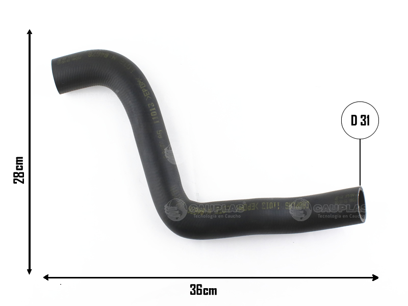 CAUPLAS MANGUERA RADIADOR SUP FORD FOCUS II