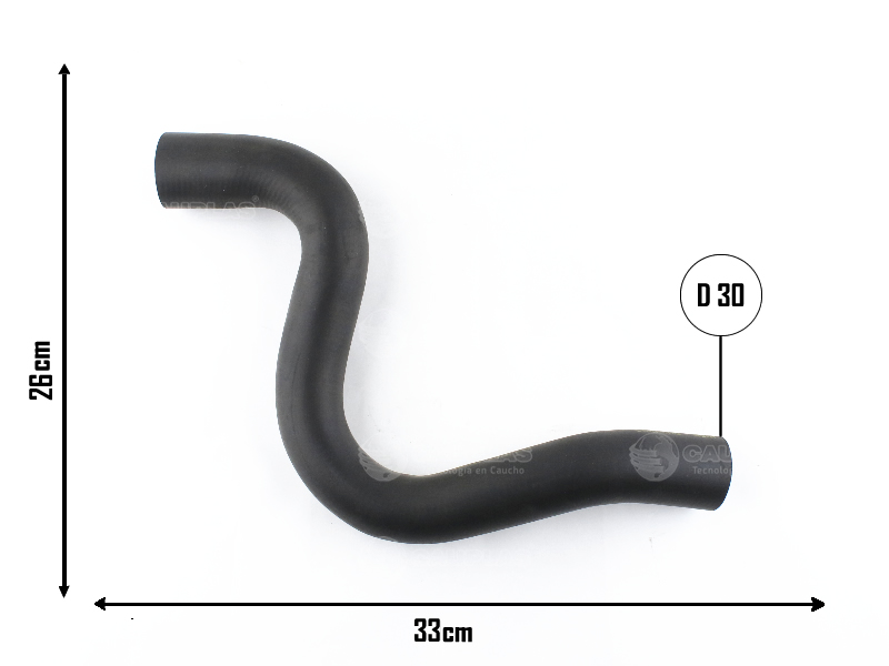 CAUPLAS MANGUERA RADIADOR SUPERIOR FIAT STRADA II OEM:51764393 =YACO 4479