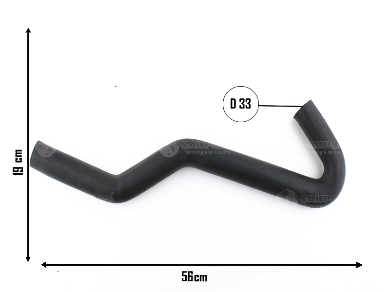 CAUPLAS MANGUERA RADIADOR SUPERIOR FIAT DUNA UNO I OEM:7570385