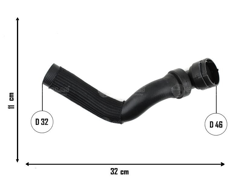 CAUPLAS MANGUERA RADIADOR SUPERIOR FIAT TORO OEM:52052316