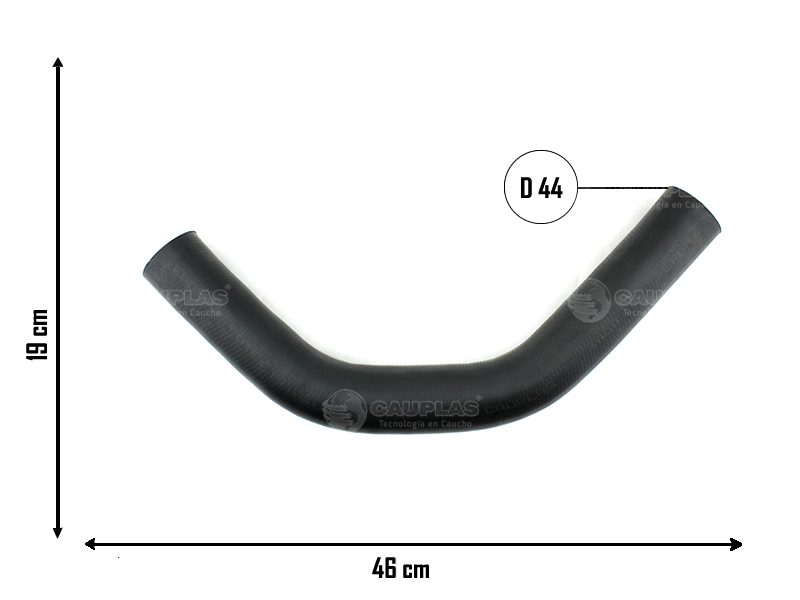 CAUPLAS MANGUERA RADIADOR INFERIOR C 10