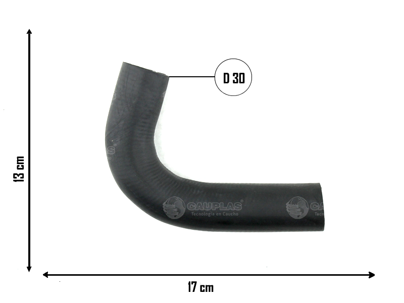 CAUPLAS MANGUERA RADIADOR INFERIOR FORD ESCORT OEM:547121051A