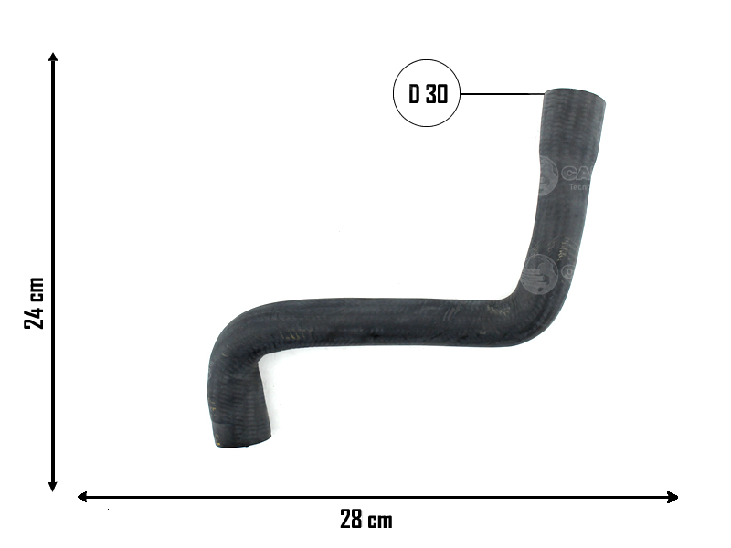 CAUPLAS MANGUERA RAD INF FORD FOCUS I OEM:5S458B273AB =YACO 3061