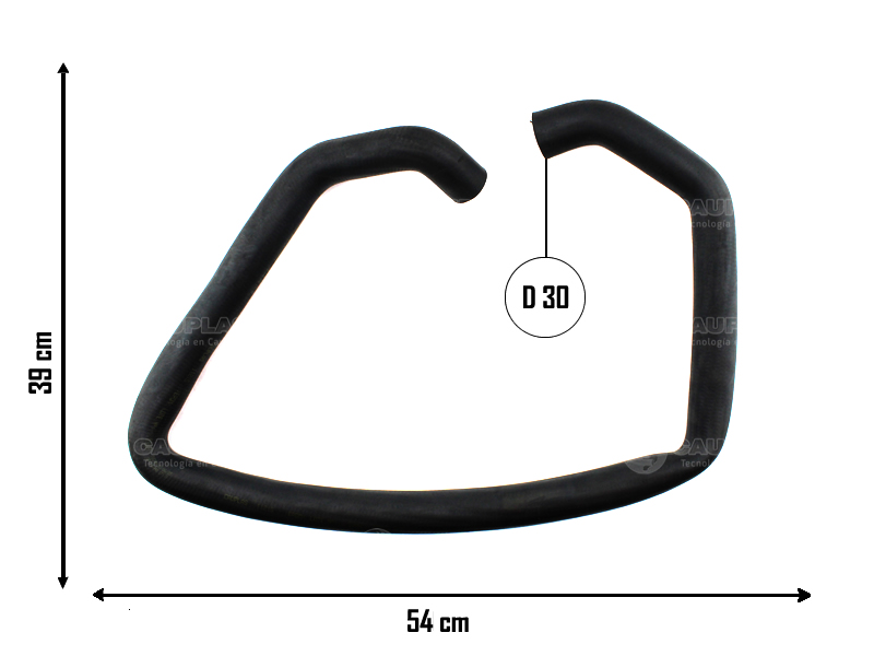 CAUPLAS MANGUERA RADIADOR INFERIOR FORD TRANSIT IV