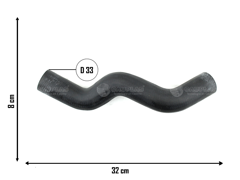 CAUPLAS MANGUERA RADIADOR INFERIOR FORD TRANSIT/TRANSIT I OEM:95VB8B273DD