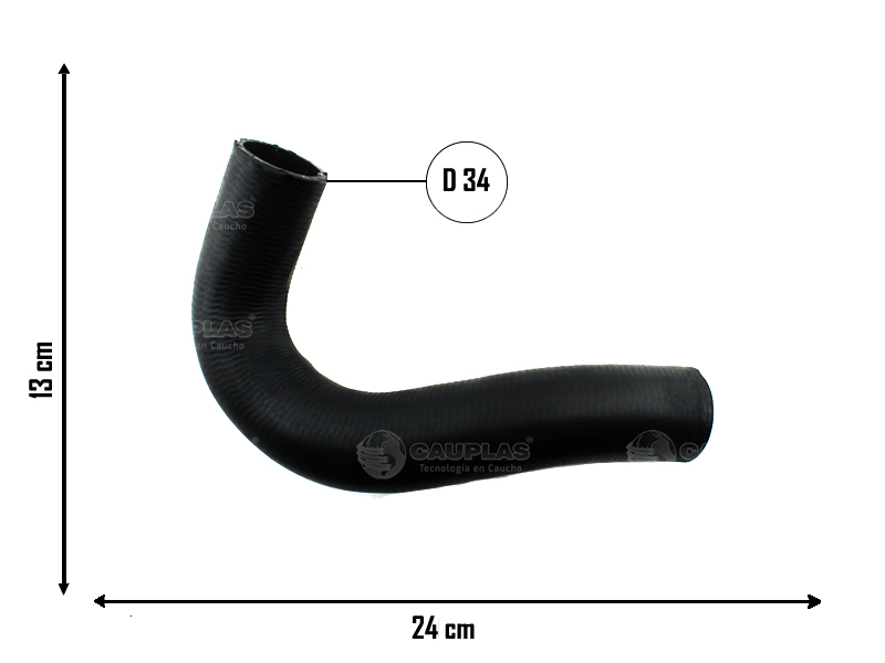 CAUPLAS MANGUERA RADIADOR INFERIOR TOYOTA RAV4 OEM:1657228030  1957228030