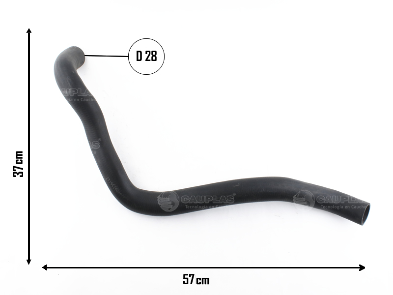 CAUPLAS MANGUERA RADIADOR INFERIOR VW NEW BEETLE OEM:1C0122051G   1C0122151G