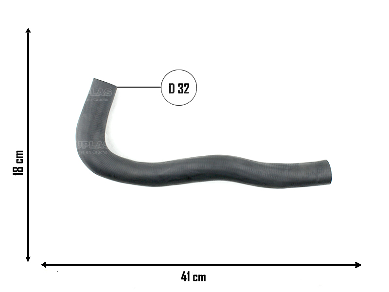 CAUPLAS MANGUERA RADIADOR INFERIOR FORD TRANSIT I