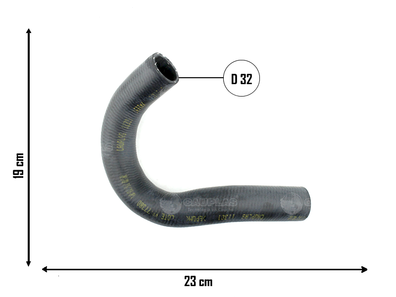 CAUPLAS MANGUERA RADIADOR SUPERIOR FORD TRANSIT III OEM:1370895