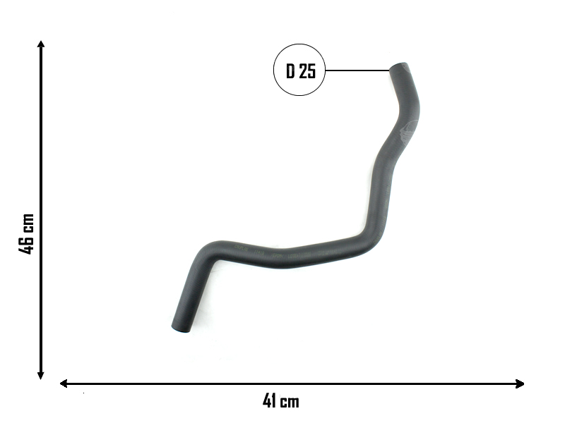 CAUPLAS MANGUERA RADIADOR SUPERIOR FORD FIESTA II ECOSPORT I
