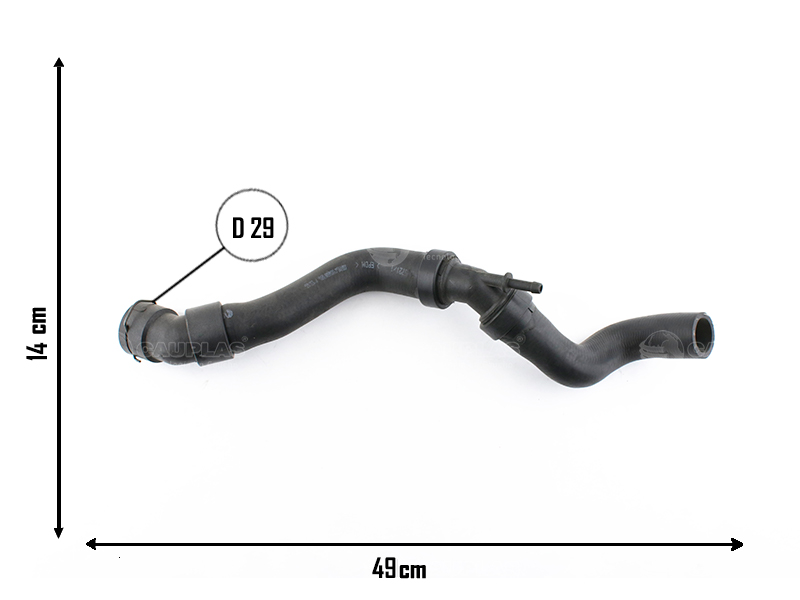 CAUPLAS MANGUERA RADIADOR SUPERIOR VW GOLF IV V