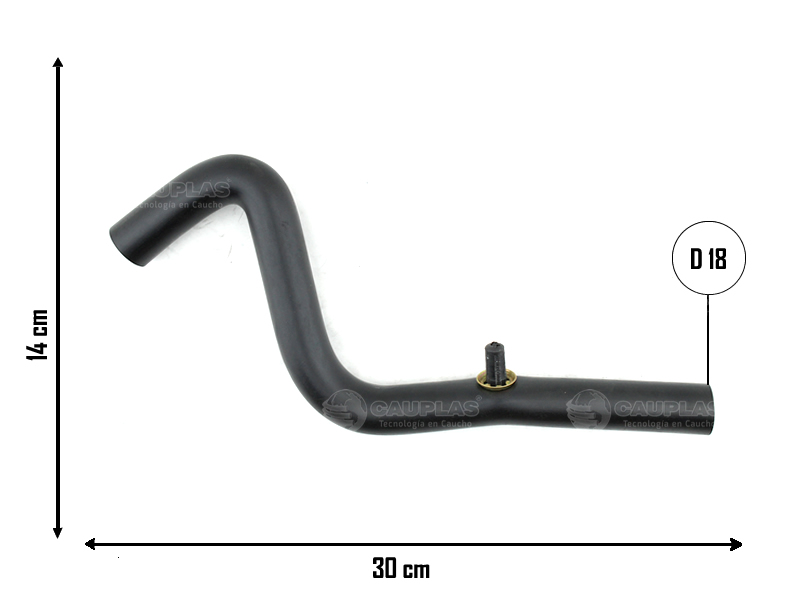 CAUPLAS MANGUERA DESCARGA GASES PEUGEOT 505 OEM:1191140 =YACO 1351
