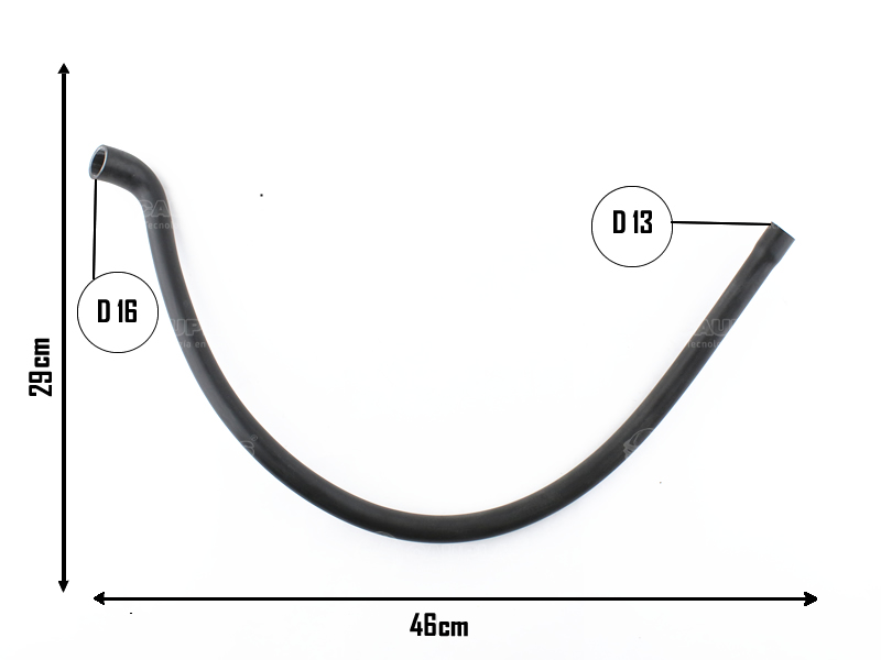 CAUPLAS MANGUERA DESCARGA DE GASES PEUGEOT 504 OEM:1302180