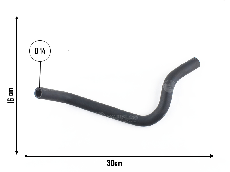 CAUPLAS MANGUERA PASO DE AGUA FIAT ARGO CRONOS TORO OEM:55262116