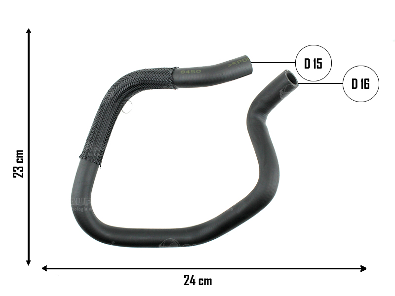 CAUPLAS MANGUERA REFRIGERACION PEUGEOT 307 206 OEM:1323J2