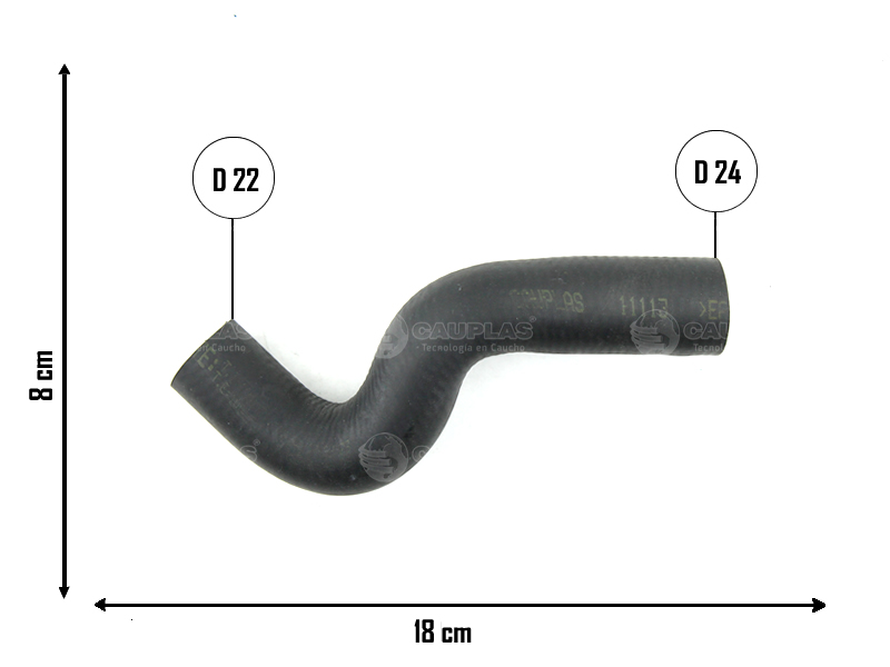 CAUPLAS MANGUERA REFRIGERACION F1000 F4000 OEM:WD5T8260G