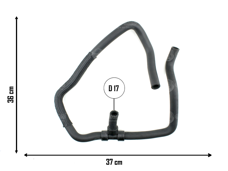 CAUPLAS MANGUERA VASO DE EXPANSION FORD ECOSPORT II DURATEC OEM:CN158K276AB =YACO 4292