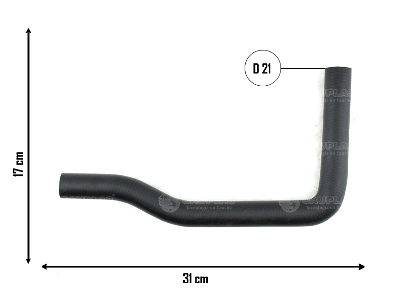 CAUPLAS MANGUERA PASO DE AGUA PEUG PARTNER I CITROEN PICASSO OEM:1317F0