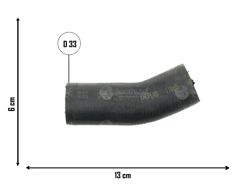 CAUPLAS MANGUERA REFRIGERACION FORD RANGER II OEM:4C1Q8B555AA =YACO 4525