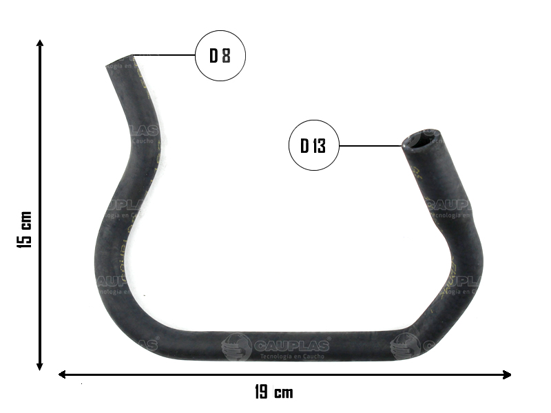 CAUPLAS MANGUERA REFRIGERACION FORD RANGER I =YACO 3594