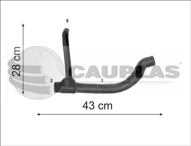 CAUPLAS MANGUERA REFRIGERACION VW  KOMBI T25
