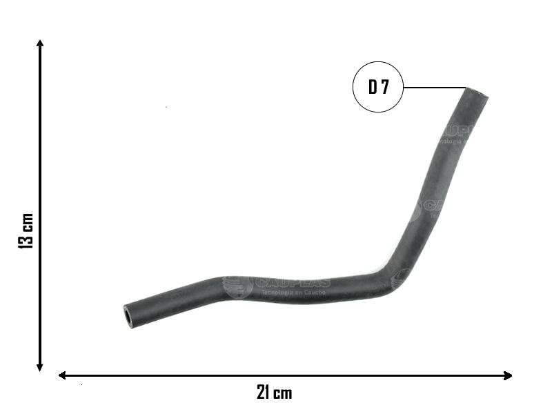 CAUPLAS MANGUERA VASO DE EXPANSION VW GOLF IV OEM:1J0121447BK