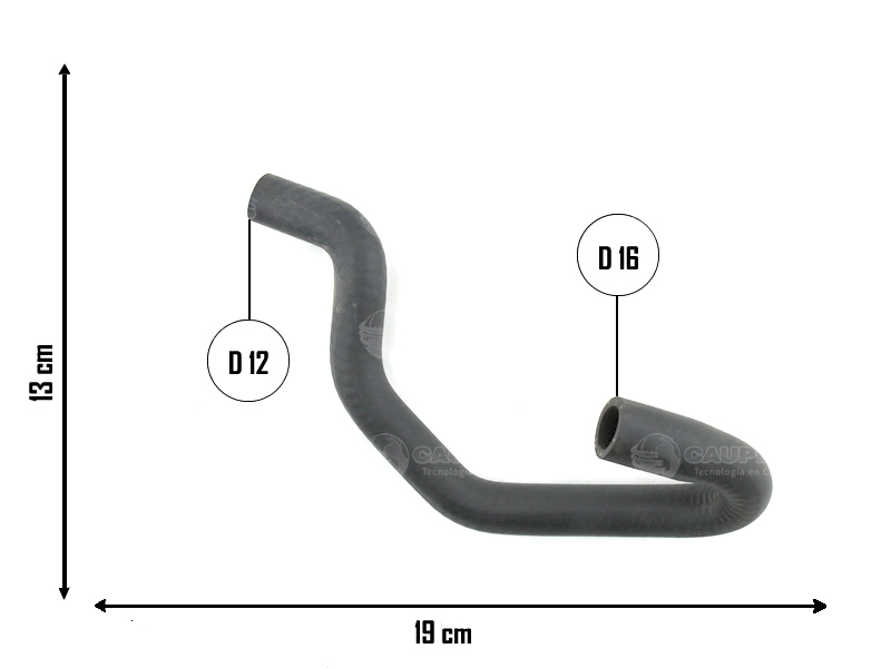 CAUPLAS MANGUERA REFRIGERACION VW GOLF IV 