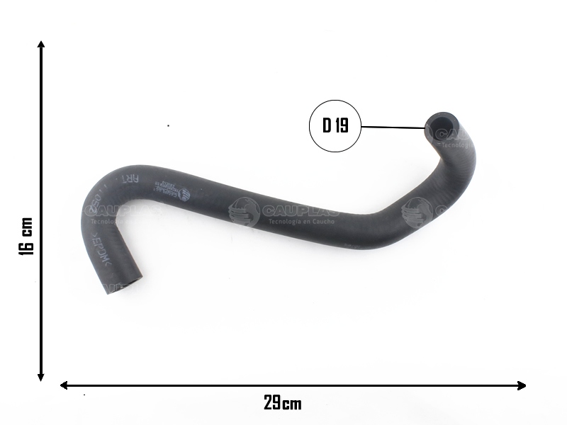 CAUPLAS MANGUERA RADIADOR DE ACEITE VW KOMBI T25