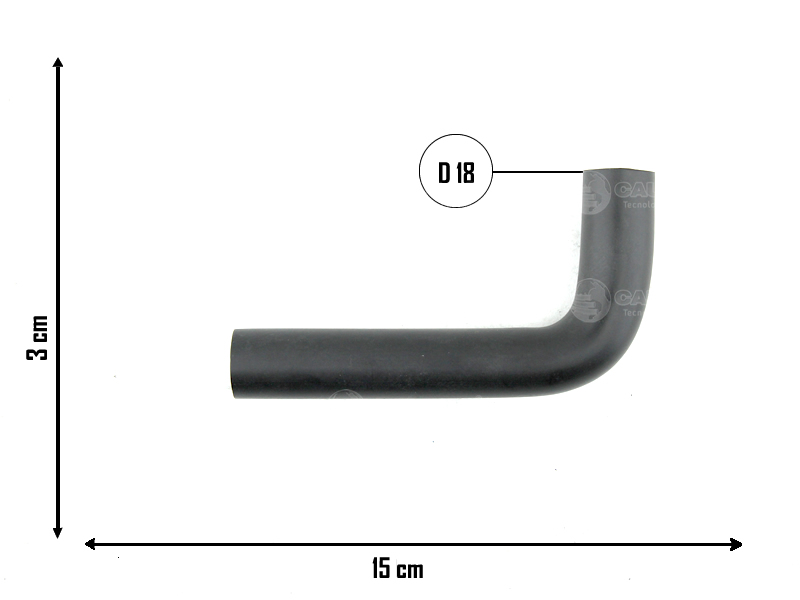 CAUPLAS MANGUERA DESCARGA DE GASES FIAT TEMPRA OEM:7762099 =YACO 2565