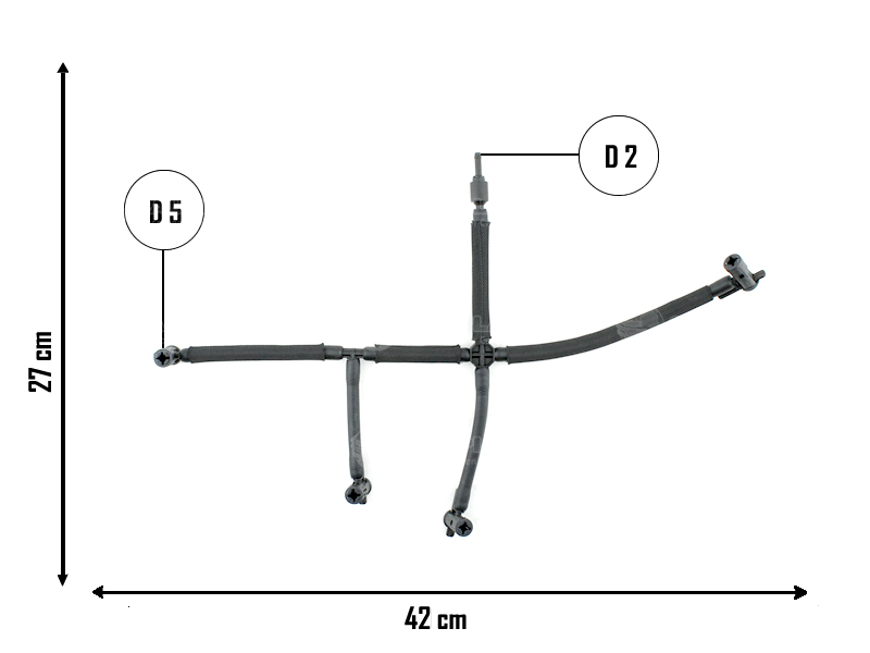 CAUPLAS MANGUERA COMBUSTIBLE VW AMAROK OEM: 03L130235M