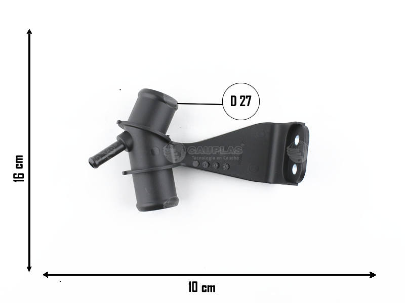 CAUPLAS MANGUERA SALIDA DE AGUA TOYOTA COROLLA OEM:165770T030