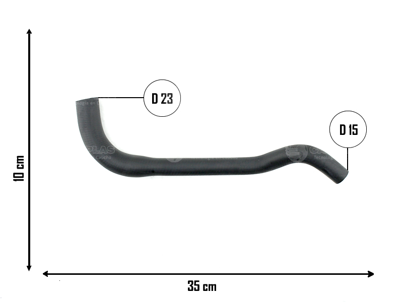CAUPLAS MANGUERA CALEFACCION FORD FIESTA II OEM:F818K359CA