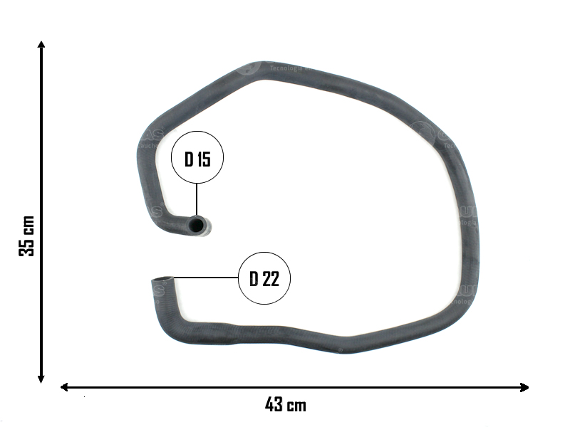 CAUPLAS MANGUERA CALEFACCION FORD KA II